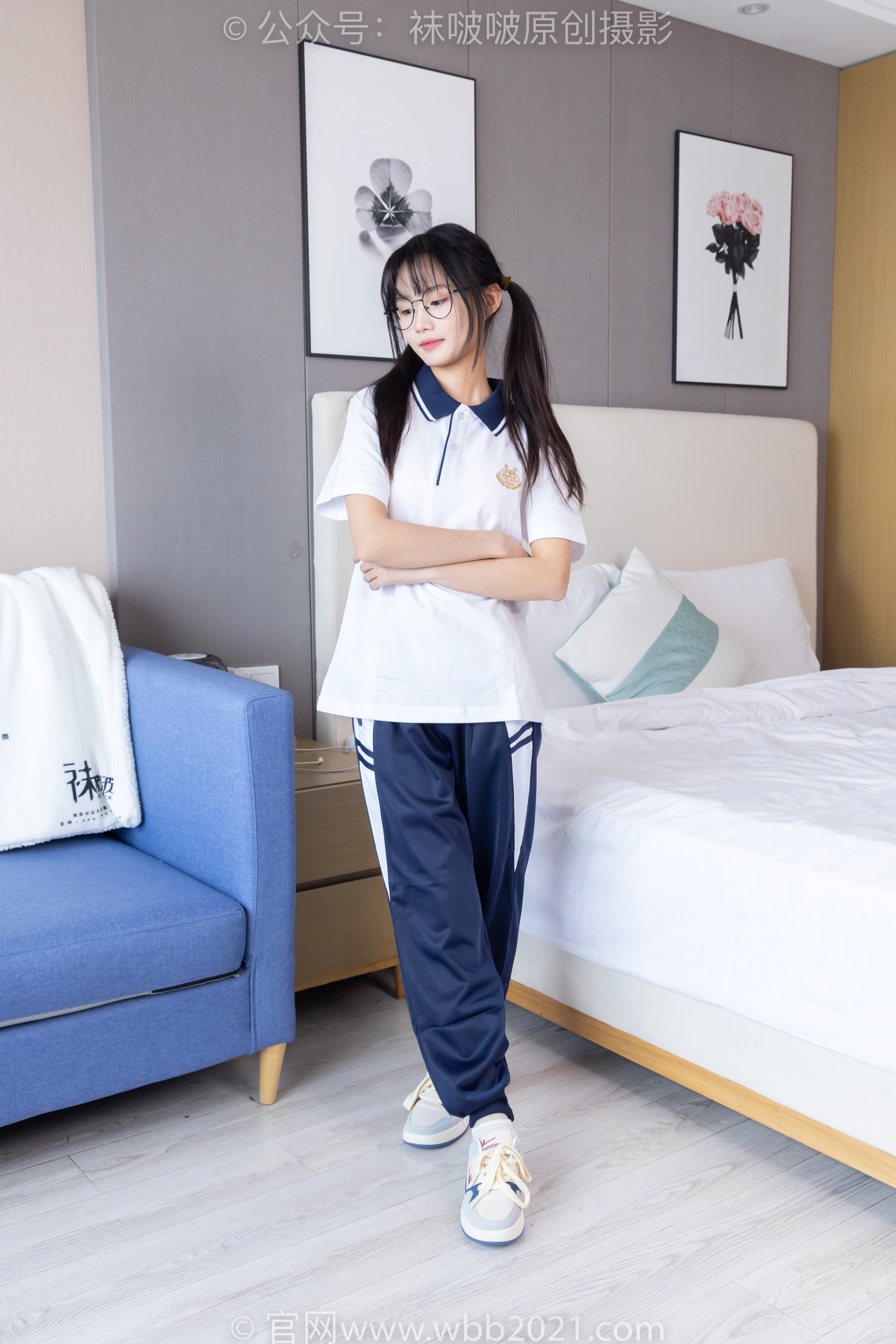 [BoBoSocks袜啵啵] NO.446 甜甜圈-板鞋、白棉袜、白丝（脚尖加固款）、校服裤里丝（花絮版） 3